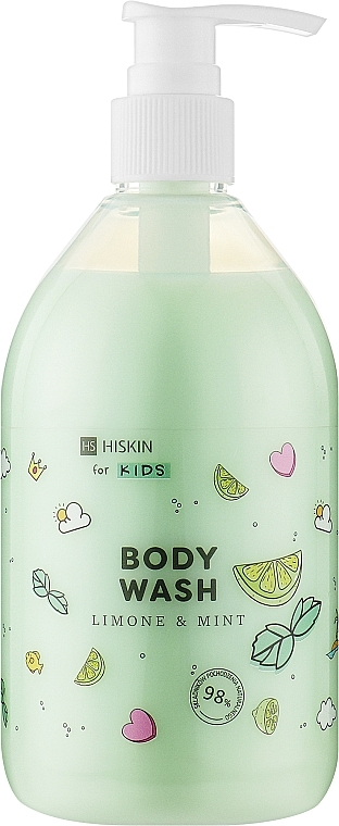 Żel pod prysznic dla dzieci Cytryna i mięta - HiSkin Kids Body Wash Limone & Mint