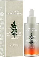 Kojący krem do twarzy z ekstraktem z piołunu - Missha Artemisia Calming Ampoule — Zdjęcie N2