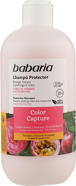 Szampon chroniący kolor włosów - Babaria Color Capture Shampoo