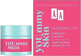 Rewitalizująca maska do ust - AA You.mmy Skin Raspberry Zen — Zdjęcie N1