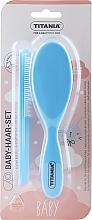 Kup Zestaw dla dzieci, kolor niebieski - Titania (hairbrush/comb)