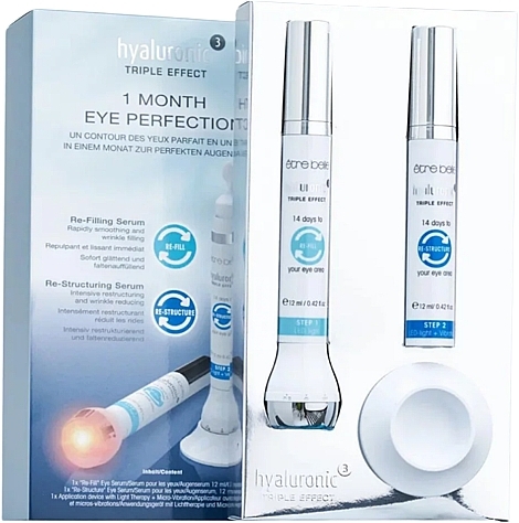 Zestaw - Etre Belle Hyaluronic Eye Care Set (serum/12ml*2) — Zdjęcie N1