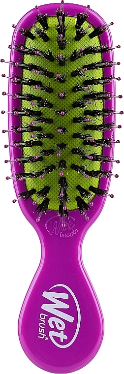 Szczotka do włosów, fioletowa - Wet Brush Mini Shine Enhancer Brush Purple — Zdjęcie N1