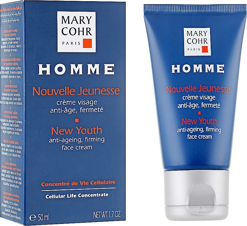 Krem dla mężczyzn - Mary Cohr Nature Homme New Youth Cream — Zdjęcie N1