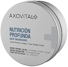 Kup Odżywczy krem do twarzy i ciała - Axovital Deep Nourishing Face & Body Cream