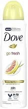 Antyperspirant z grejpfrutem i trawą cytrynową - Dove Go Fresh 48H Grapefruit & Lemongrass Deodorant Spray — Zdjęcie N1