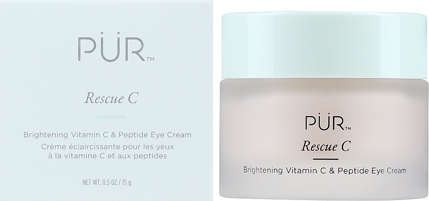 Ultra-odżywczy energetyzujący krem pod oczy - Pür Rescue C Brightening Vitamin C & Peptide Eye Cream — Zdjęcie N2