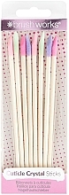 Kryształowe patyczki do skórek, 8 sztuk - Brushworks Cuticle Crystal Sticks — Zdjęcie N1