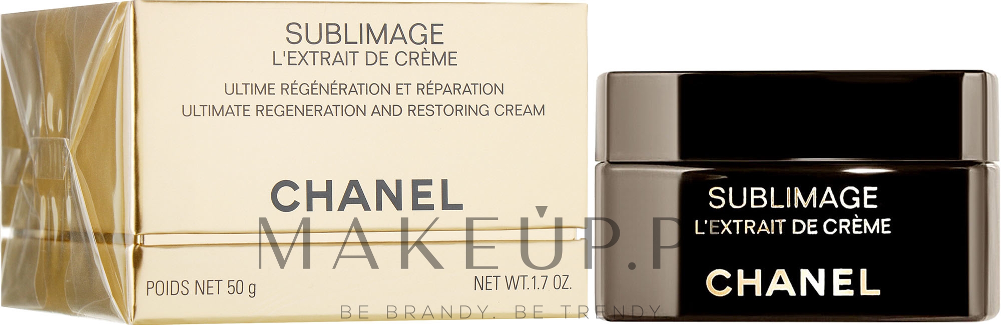 Odbudowujący krem regenerujący do twarzy, szyi i dekoltu - Chanel Sublimage L’Extrait de Crème — Zdjęcie 50 g
