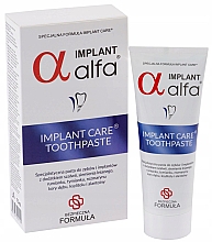 Pasta do zębów do implantów - Alfa Implant Care Toothpaste — Zdjęcie N1