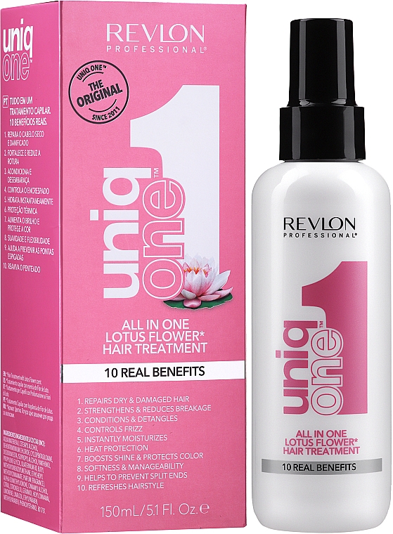 Maska do włosów w sprayu Kwiat lotosu 10 korzyści - Revlon Professional Uniqone All In One