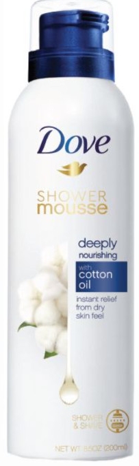 Głęboko odżywczy mus pod prysznic i do golenia - Dove Deeply Nourishing Shower and Shave Mousse — фото N1
