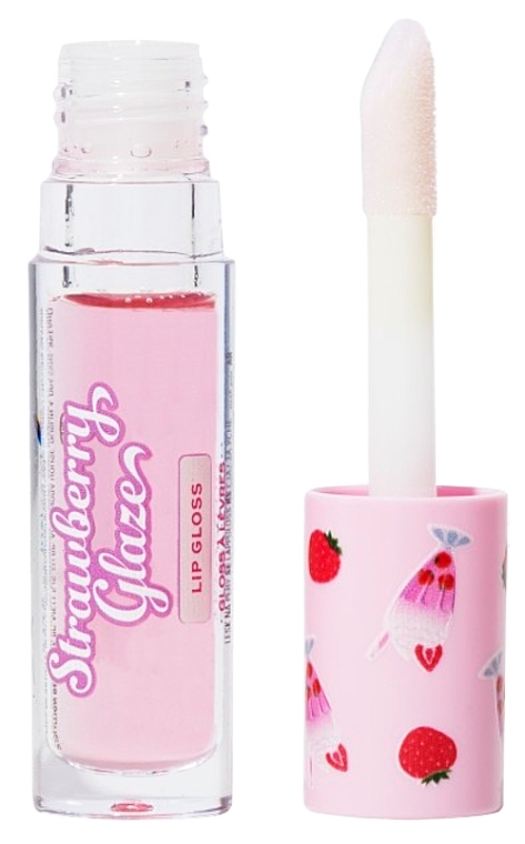 Błyszczyk do ust - I Heart Revolution Strawberry Glaze Lip Gloss  — Zdjęcie N2