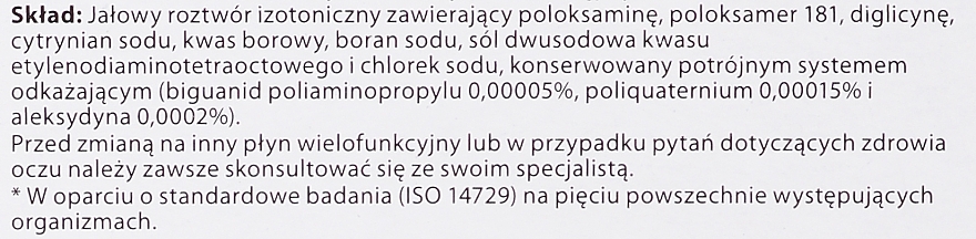 PRZECENA! Wielofunkcyjny płyn do pielęgnacji soczewek kontaktowych - Bausch & Lomb ReNu® Advanced * — Zdjęcie N6