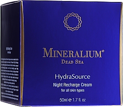 Kup Naprawczy krem na noc - Mineralium Hydra Source Night Recharge Cream