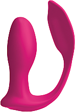 Stymulator wibracyjny o podwójnym działaniu i ze zdalnym sterowaniem, różowy - PipeDream Threesome Double Ecstasy Pink — Zdjęcie N3