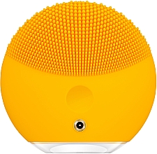 Szczoteczka soniczna do oczyszczania i masażu twarzy - Foreo Luna Mini 3 Facial Cleansing Brush Sunflower Yellow — Zdjęcie N2