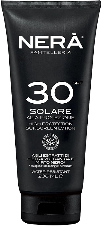 Balsam z filtrem przeciwsłonecznym SPF30 - Nera Pantelleria High Protection Sunscreen Lotion SPF30 — Zdjęcie N2