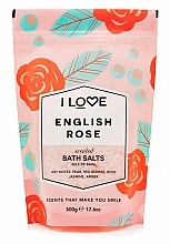 Sól do kąpieli o zapachu angielskiej róży - I Love Cosmetics English Rose Scented Bath Salts — Zdjęcie N1