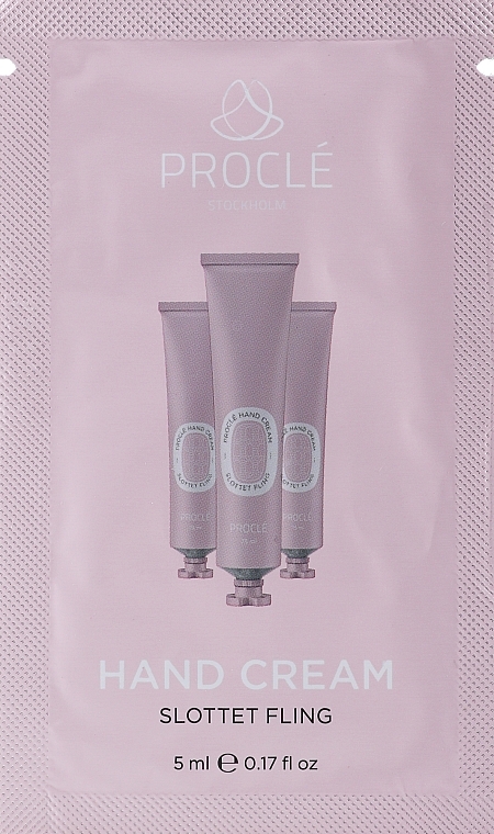 Odżywczy krem do rąk - Proclé Hand Cream Slottet Fling (próbka) — Zdjęcie N1