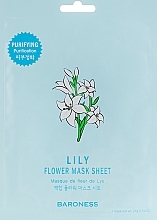 PREZENT! Maska ​​w płachcie - Beauadd Baroness Flower Mask Sheet Lily Flower — Zdjęcie N1