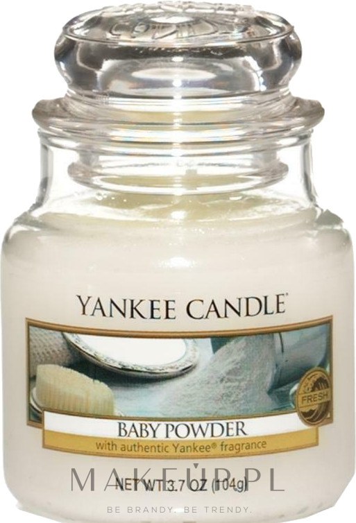 Świeca zapachowa w słoiku - Yankee Candle Baby Powder — Zdjęcie 104 g