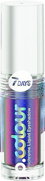 Multichromatyczny cień do powiek w płynie - 7 Days B.Colour Multichrome Liquid Eyeshadow — Zdjęcie N1