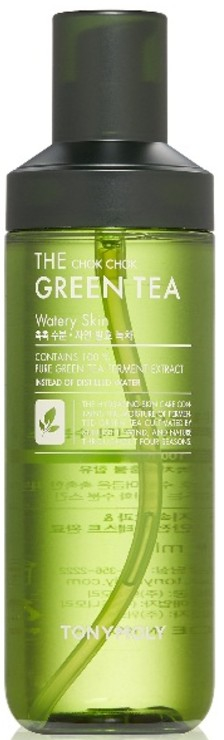 Nawilżający tonik do twarzy z ekstraktem z zielonej herbaty - Tony Moly The Chok Chok Green Tea Watery Skin