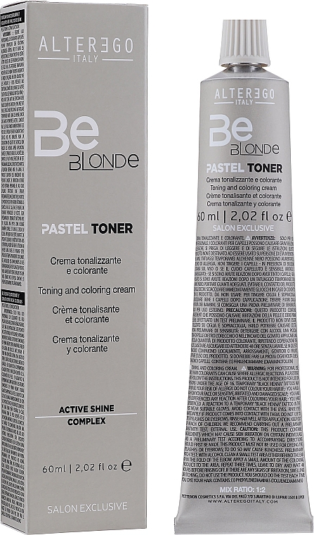 Profesjonalna farba do włosów bez amoniaku - Alter Ego Be Blonde Pastel Toner — Zdjęcie N2