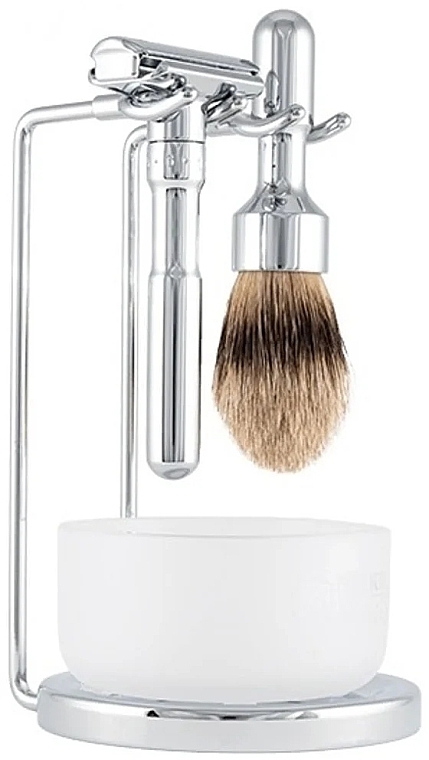 Zestaw do golenia - Merkur Shaving Set Futur 751 (razor/1pc + shaving/brush/1pc + acc/2pcs) — Zdjęcie N1
