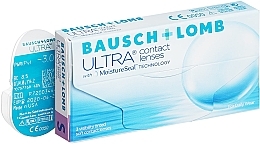 PRZECENA! Soczewki kontaktowe, krzywizna 8,5 mm, 3 szt. - Bausch + Lomb ULTRA® * — Zdjęcie N1