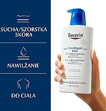 Lekki nawilżający lotion do ciała do skóry suchej - Eucerin UreaRepair PLUS Lotion 5% Urea — Zdjęcie N3