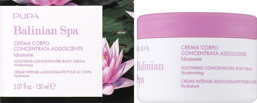Skoncentrowany krem nawilżający do ciała - Pupa Balinian Spa Soothing Concentrated Body Cream Moisturizing — Zdjęcie N2