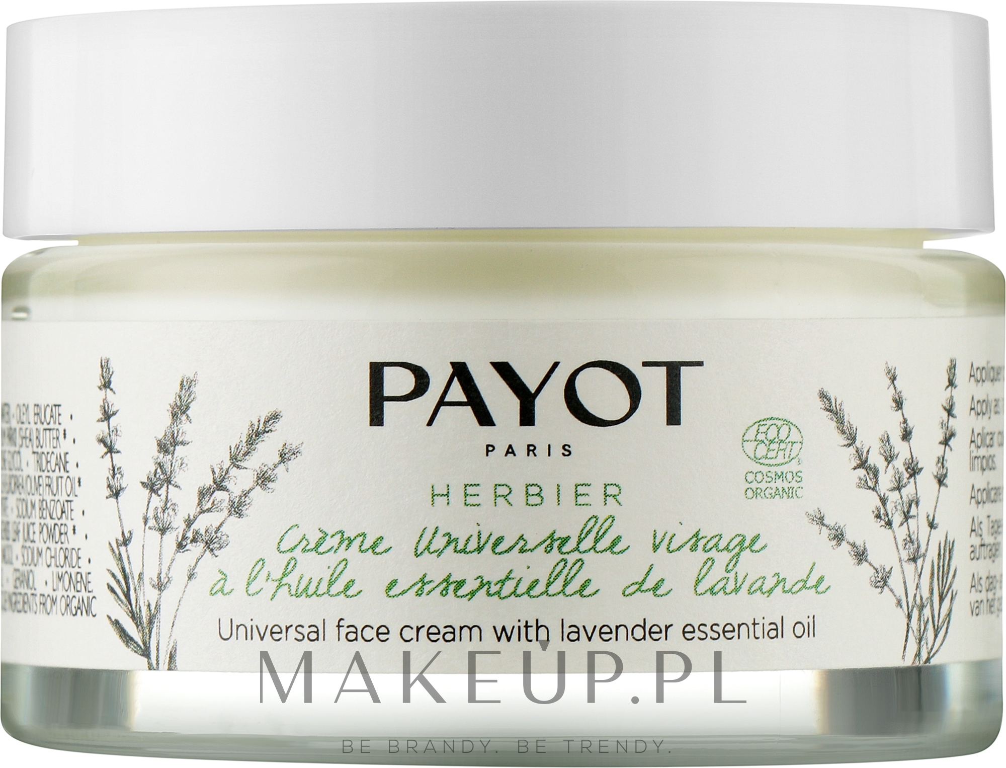 Krem do twarzy - Payot Herbier Universal Face Cream With Lavender Essential Oil — Zdjęcie 50 ml