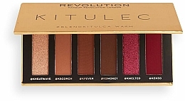 Zestaw - Makeup Revolution Kitulec #BlendKitulca Shadow Palette (2 x sh/palette 7.8 g) — Zdjęcie N8