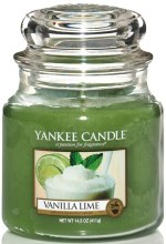 Świeca zapachowa w słoiku - Yankee Candle Vanilla Lime — Zdjęcie N3