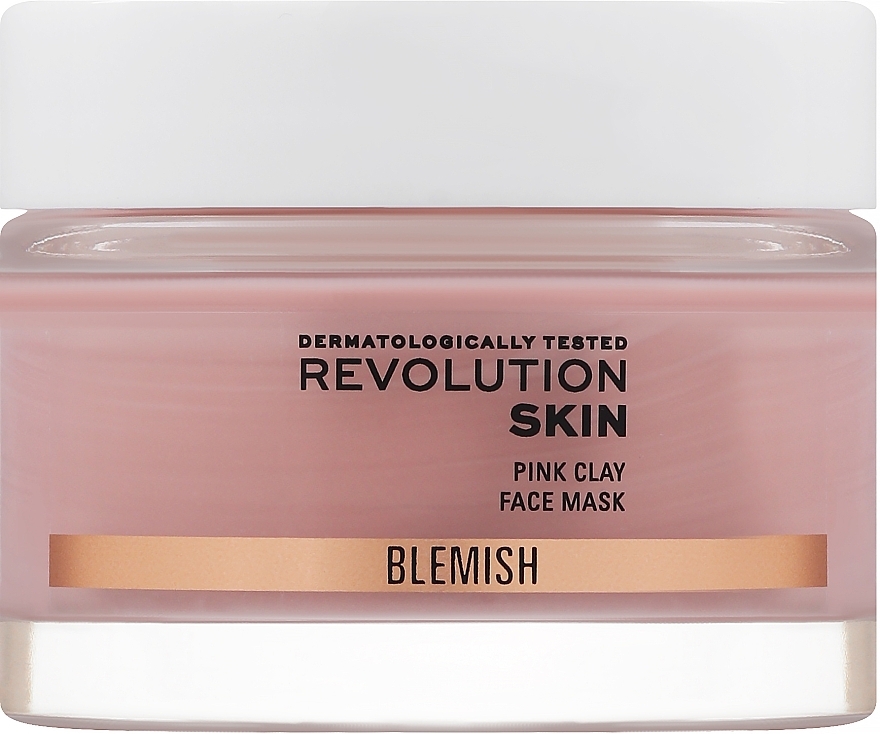 Detoksykująca maska z glinką różową do twarzy - Makeup Revolution Skincare Pink Clay Detoxifying Face Mask — Zdjęcie N1