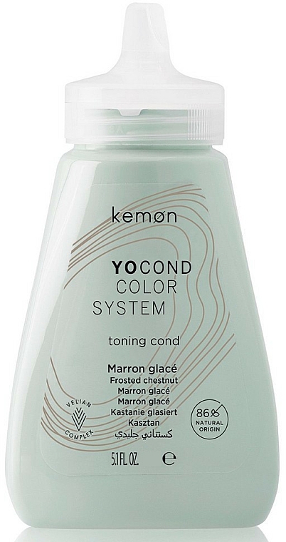 Tonująca odżywka do włosów Kasztan - Kemon Yo Cond Color System — Zdjęcie N1