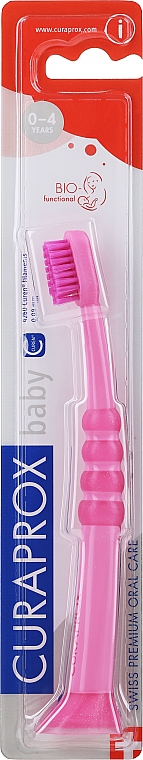 Ultramiękka szczoteczka do zębów dla dzieci, CS 4260, różowa - Curaprox Curakid — Zdjęcie N1