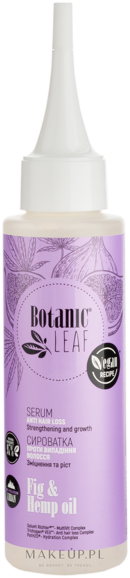 Serum przeciw wypadaniu włosów Wzmocnienie i wzrost - Botanic Leaf — Zdjęcie 100 ml