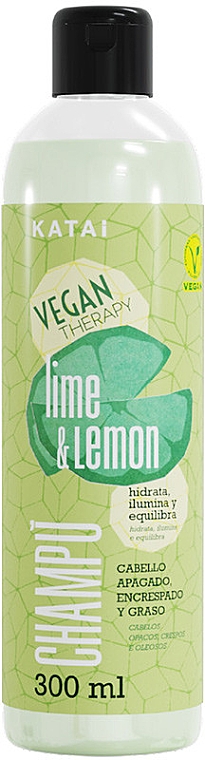Szampon do włosów przetłuszczających się - Katai Vegan Therapy Coff Lemon & Lime Sorbet — Zdjęcie N1