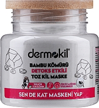 Kup Maseczka z glinką i pudrem węglowym - Dermokil Charcoal Powder Clay Mask