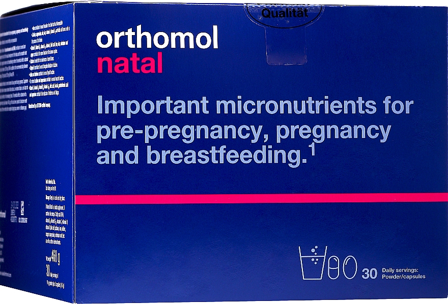 Suplement diety dla kobiet w tabletkach, (na 30 dni) - Orthomol Natal — Zdjęcie N1