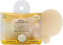 Gąbka rumiankowa dla dzieci - Daily Concepts The Daily Baby Konjac Sponge Chamomile — Zdjęcie N2