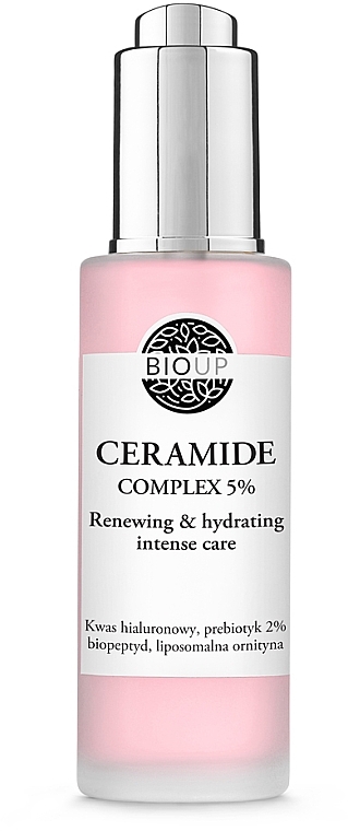 Serum do twarzy z kompleksem ceramidowym i prebiotykami - Bioup Ceramide Complex 5% Renewing & Hydrating Care — Zdjęcie N1
