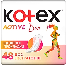 Kup Super cienkie wkładki higieniczne, 48 sztuk - Kotex Active Deo