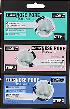 Kup 3-stopniowy zabieg oczyszczający na nos - Beauty Formulas 3-Step Nose Pore Treatment