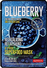 Kup Odżywcza maseczka do twarzy z borówkami - Dermal It'S Real Superfood Mask Blueberry