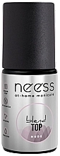 Top coat pod lakier hybrydowy - Neess Blend Top — Zdjęcie N1