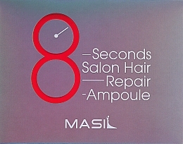 Maska-wypełniacz proteinowy do włosów zniszczonych - Masil 8 Seconds Salon Hair Repair Ampoule — Zdjęcie N2